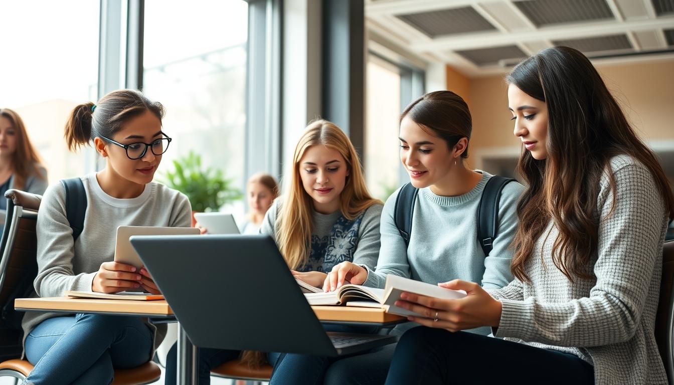 Digital learning platform with online study materials